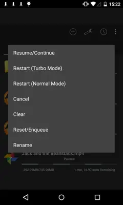 Turbo Download Manager android App screenshot 1